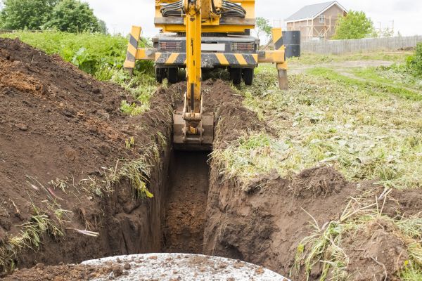 Drainage Trench Installation in Albany