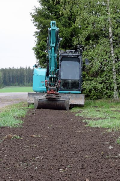 Backhoe Grading in Albany
