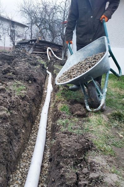 Drain Trenching in Albany