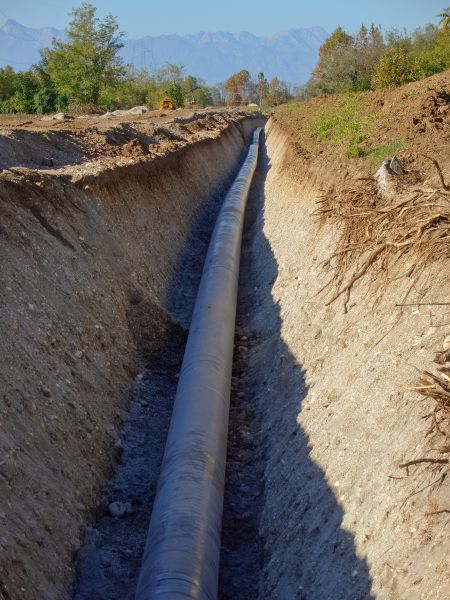 Gas Pipe Trenching in Albany
